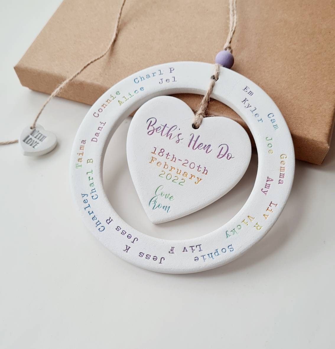 Personalised Hen Do Keepsake Hen Party Momento for Bride to Etsy UK