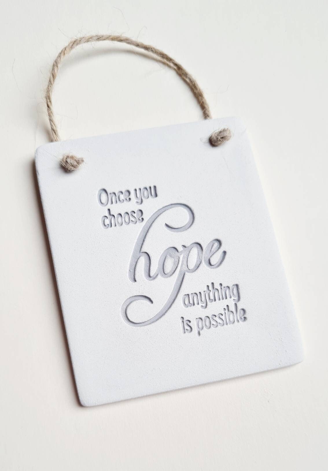 Choose Hope Quote Gift Thoughtful Keepsake for Friend image