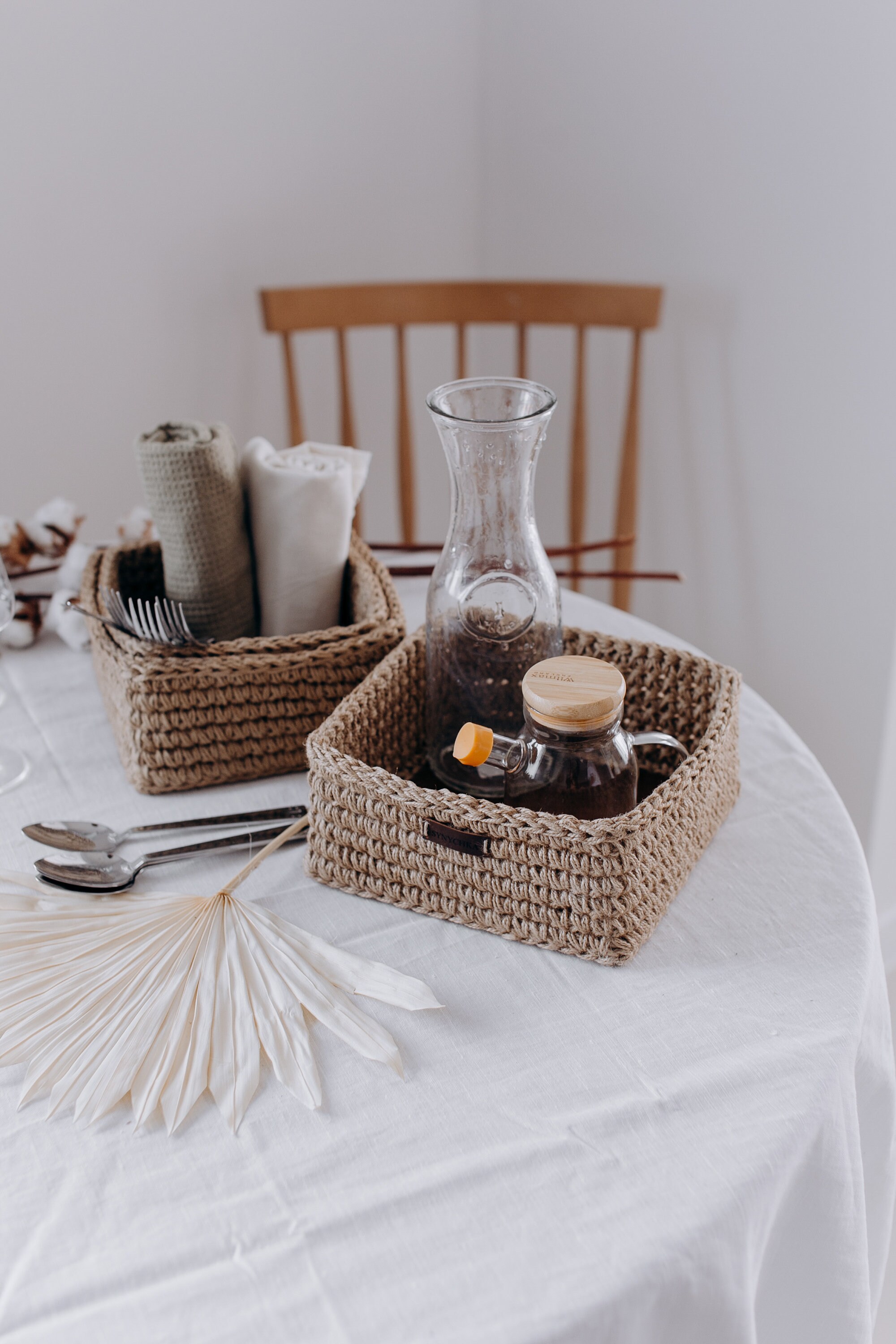 furniture with storage baskets on Storage Basket Decorative Basket Home Storage Jute Crochet Etsy