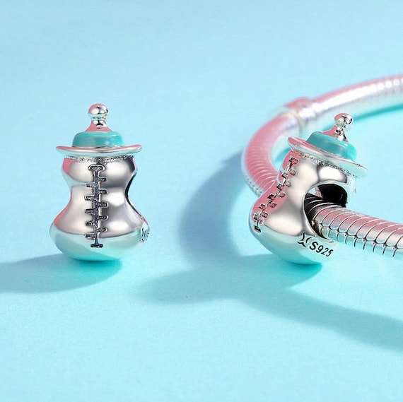 Beautiful Sterling silver 925 sterling Sterling Silver Reflections Baby Bottle Bead