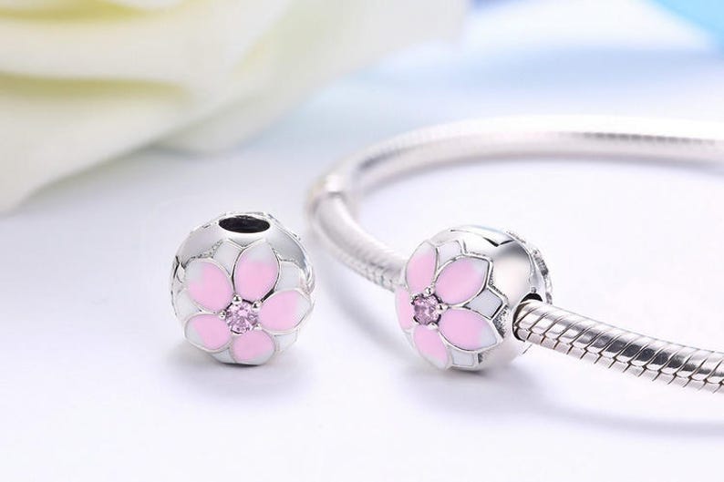 charm pandora magnolia charm pandora magnolia