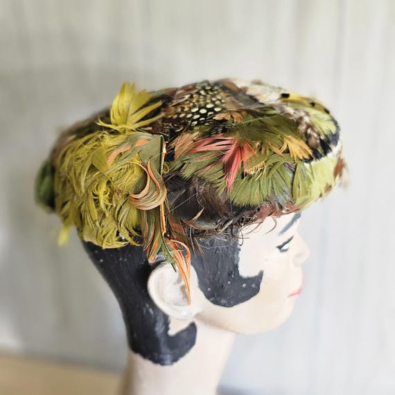Vintage Quail & Pheasant Festher Hat - Etsy