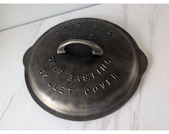 Padella auto-irrorante in ghisa Griswold, solo coperchio, n. 7