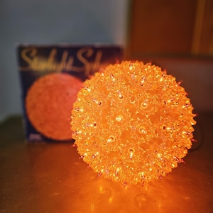 Lampe Starlight Sphère Orbe Avec Boîte Orange