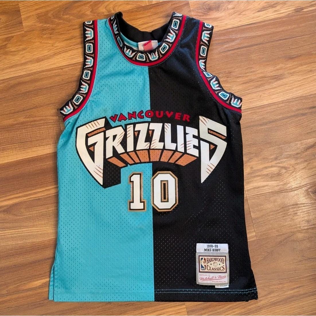 Maillot De Basketball Vintage Mike Bibby #10 – Taille M – Couleur Violet – Pour Homme – Neuf