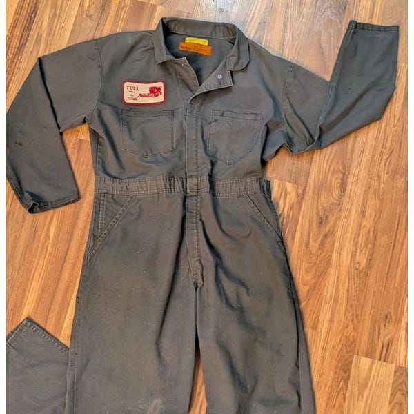 Vintage Dickies Workwear  Coveralls Farming Mechanic Size 44
