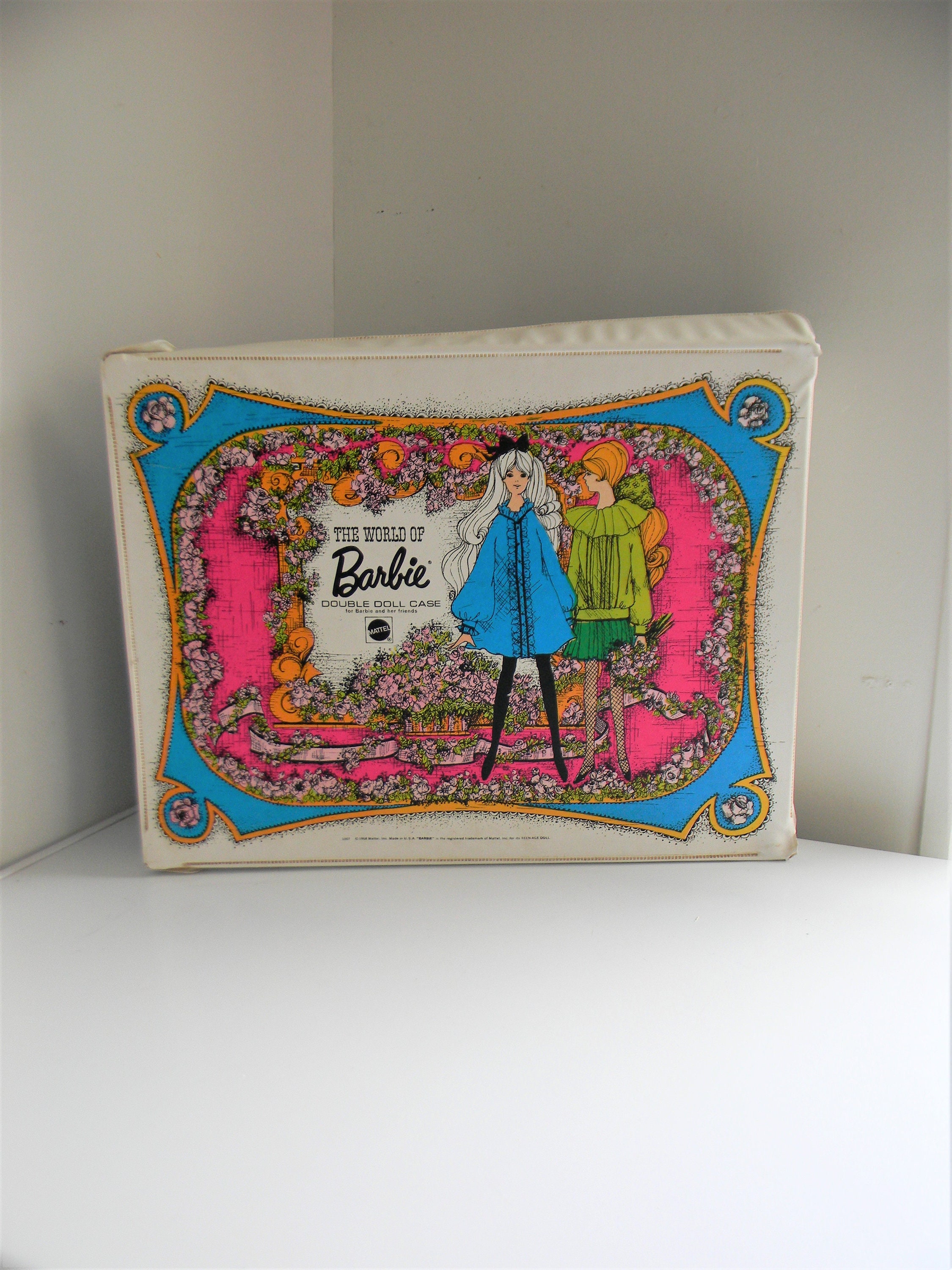 the world of barbie double doll case