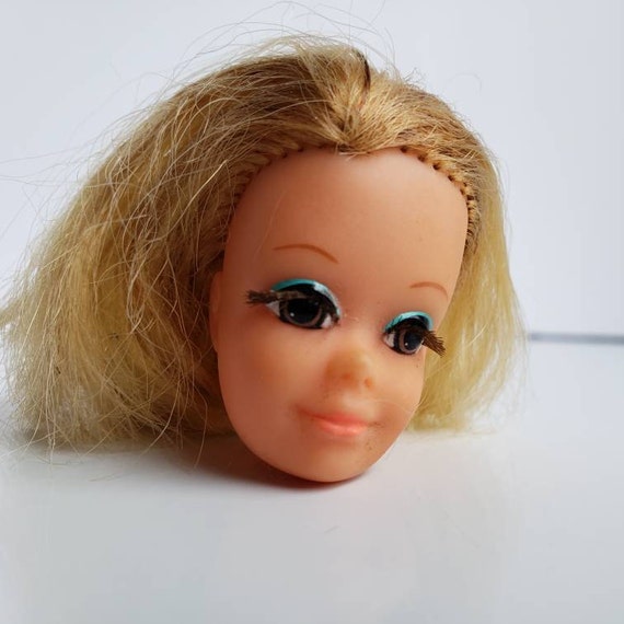 vintage barbie with real eyelashes