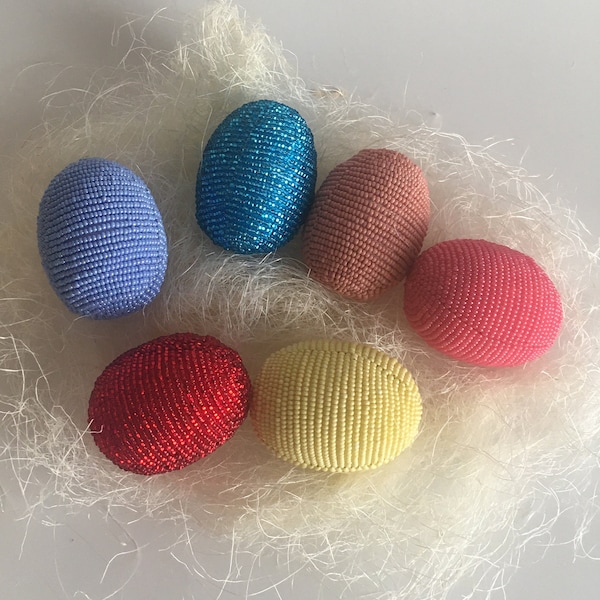 Beaded Eggs Etsy