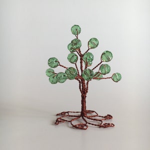 Miniature tree for dollhouse Wire tree sculpture