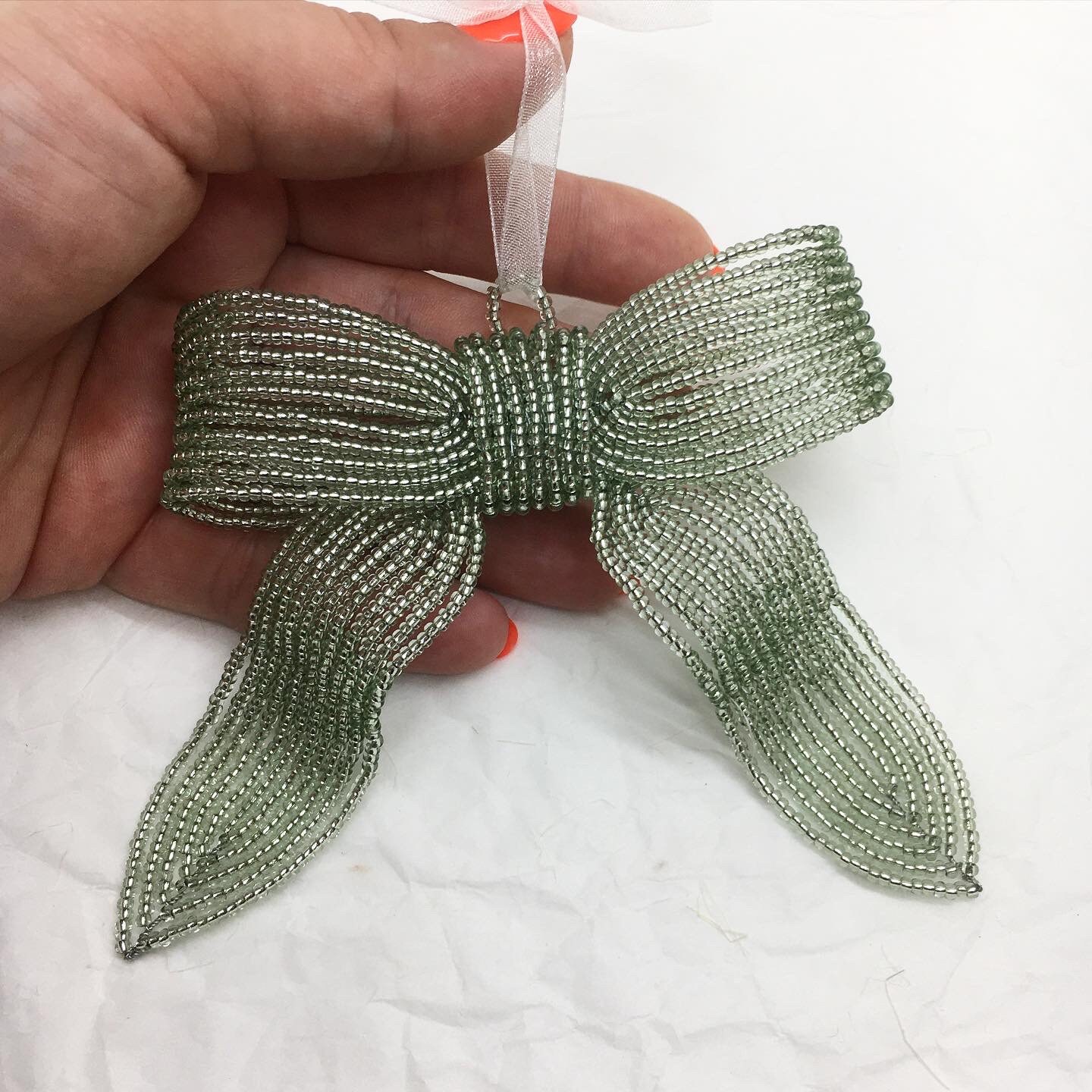 Green decorative bow Xmas decor bows Christmas gift Etsy