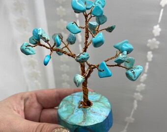 7つのチャクラの宝石の木、銅線盆栽彫刻 - Etsy 日本
