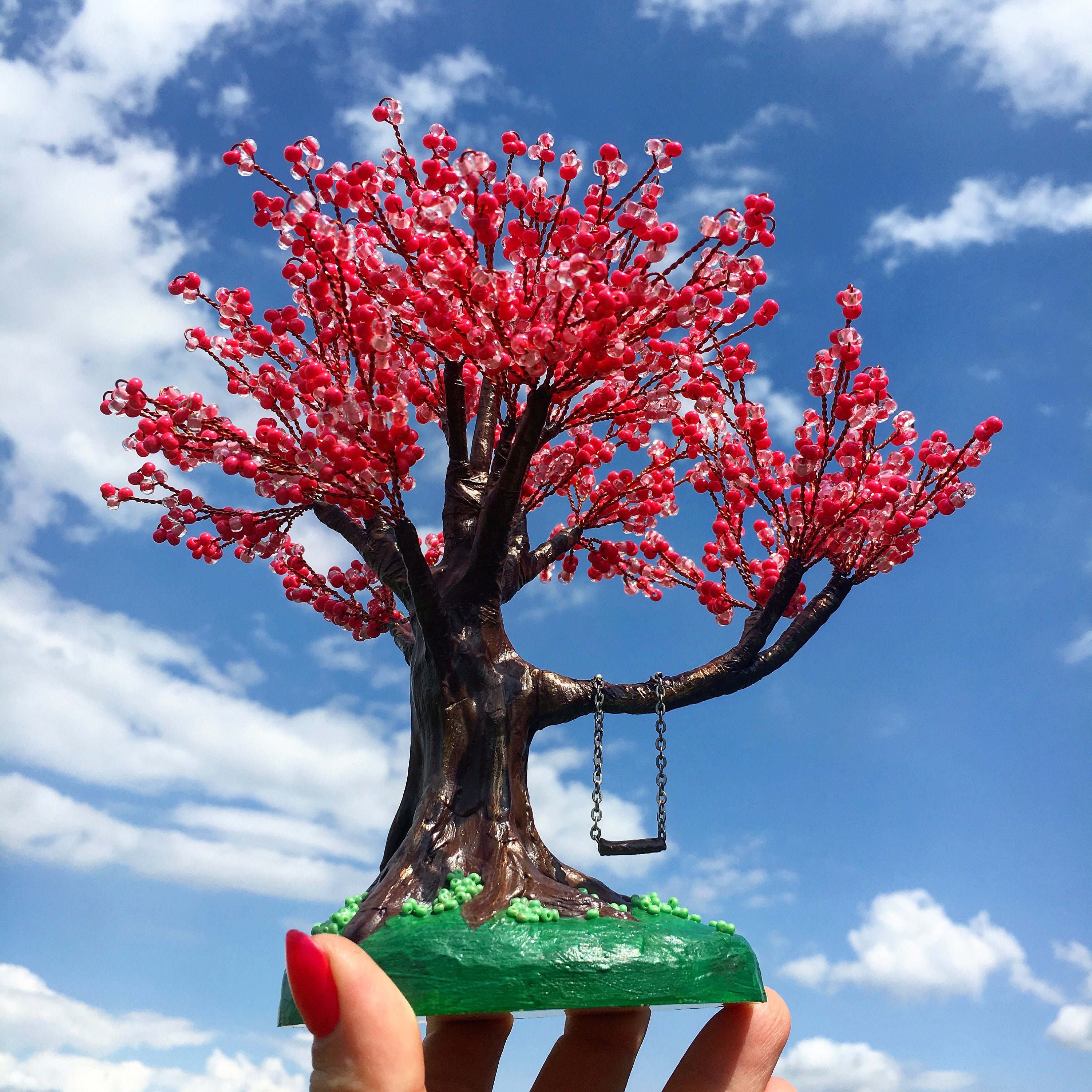 Cherry Blossom Tree Sculptures - Etsy