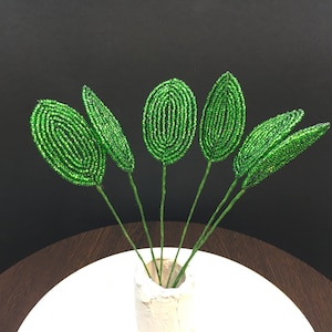 花屋用品 花の茎 6枚の葉のセット