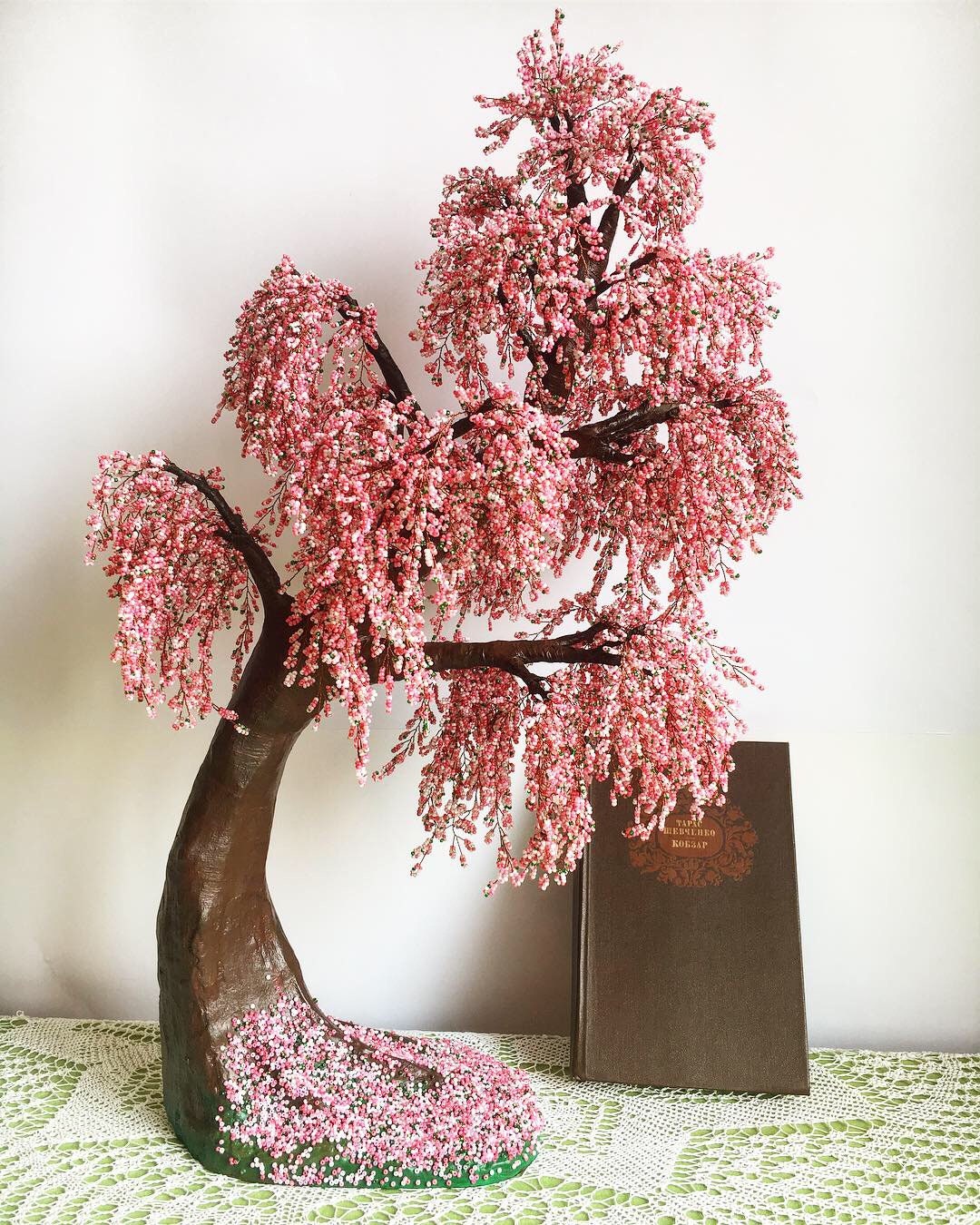 Large cherry blossom bonsai tree Live bonsai tree Tree of life Etsy