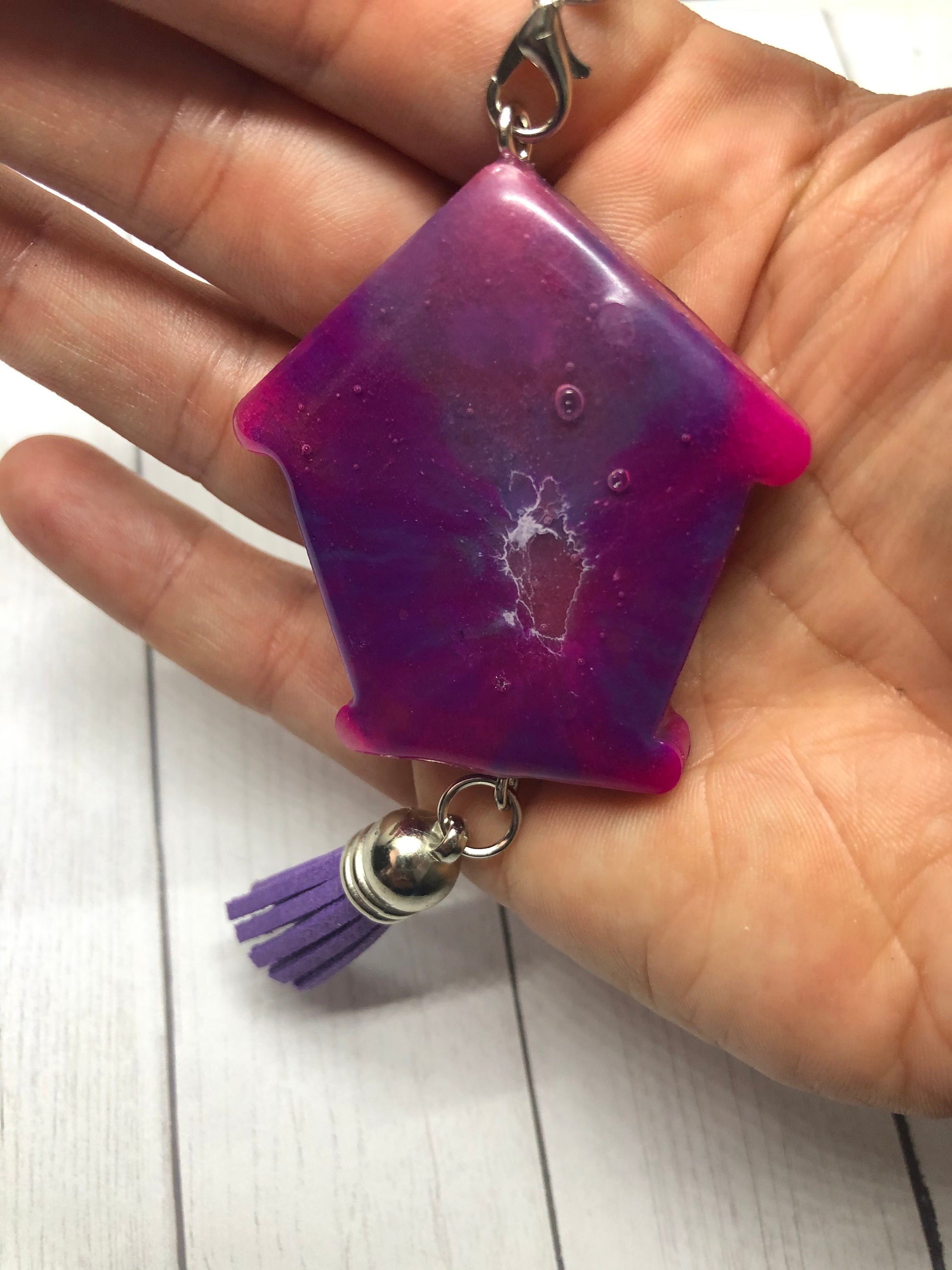 Epoxy Resin Shaker Phone Charms Birdhouse Etsy España