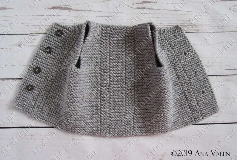 Knitting pattern Baby vest Easy Knit Baby waistcoat Digital Etsy