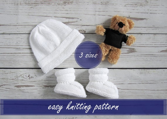 baby hat and booties