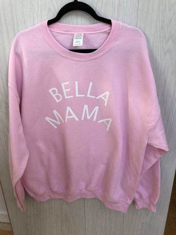 mama sweatshirt pink