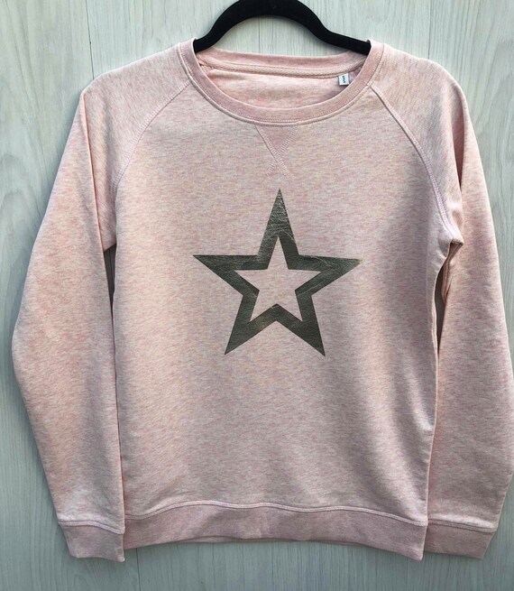 Ladies star sweatshirt Clearance