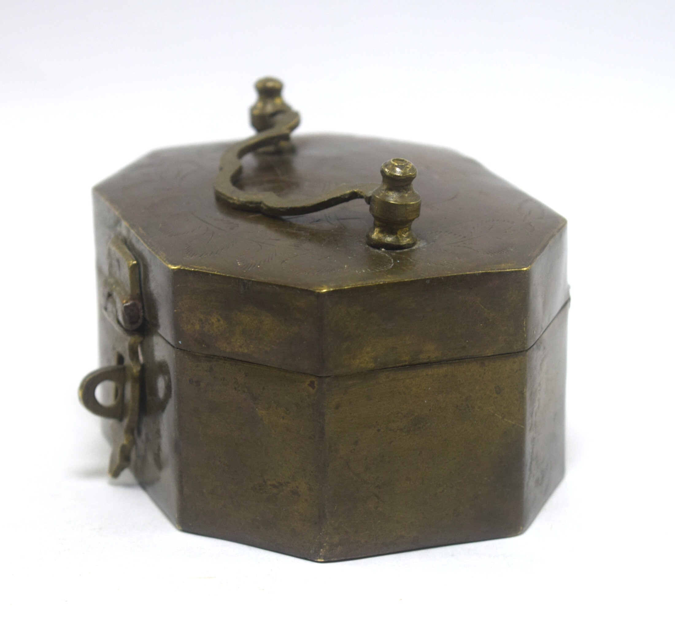 Vintage Keep Safe Box Brass Handcrafted Original Decorative Etsy