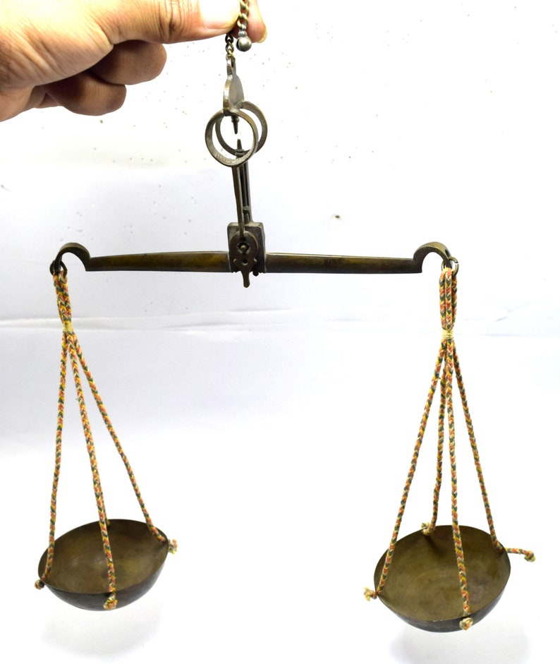 Antique Rare Small Balance Scales Weighting Merchant Tool Two Etsy