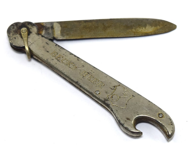 Vintage Germany Multifunctional Tool Becks Beer Pocket Knife Etsy