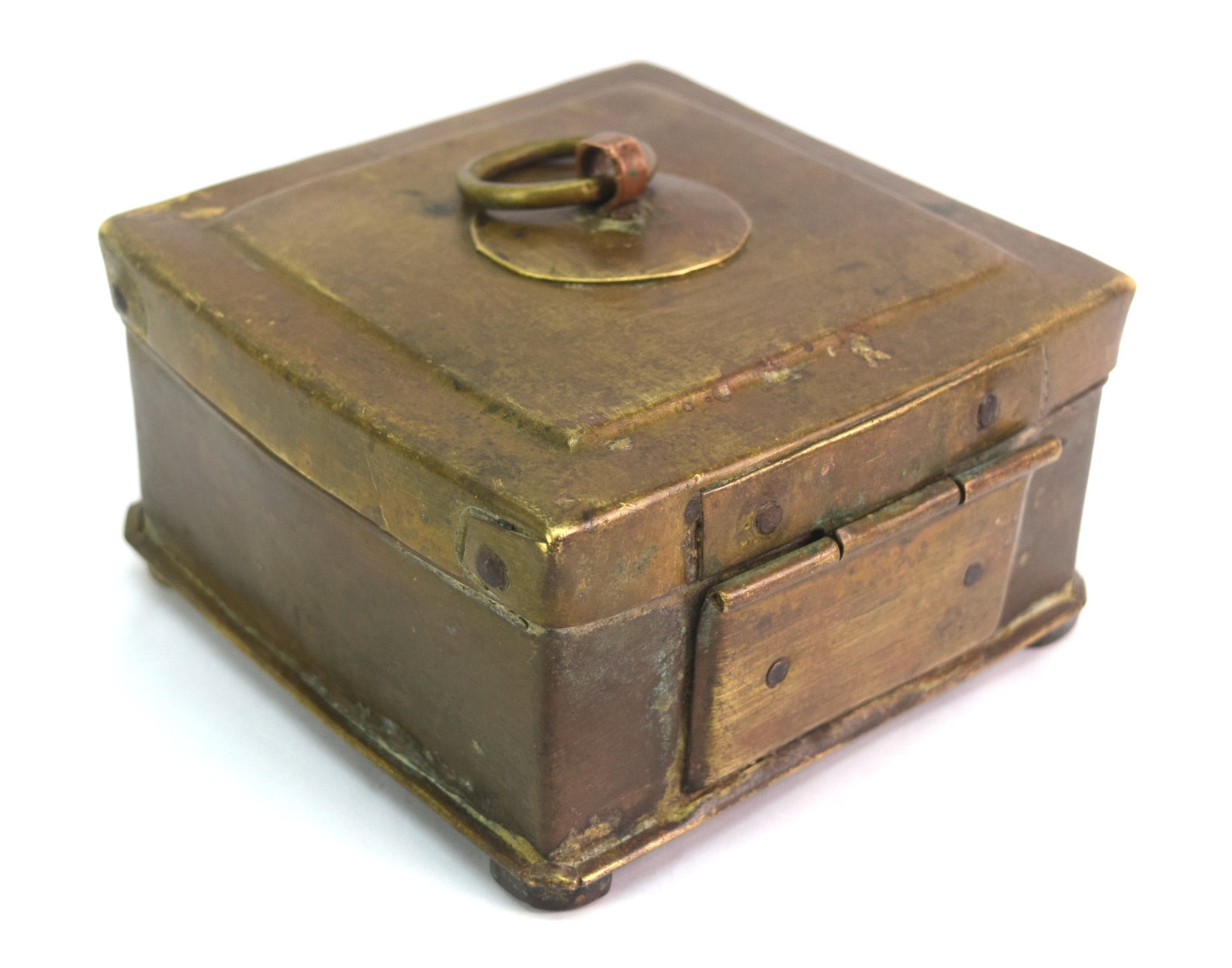 Brass Spice Box Kitchen Indian Traditional Etsy