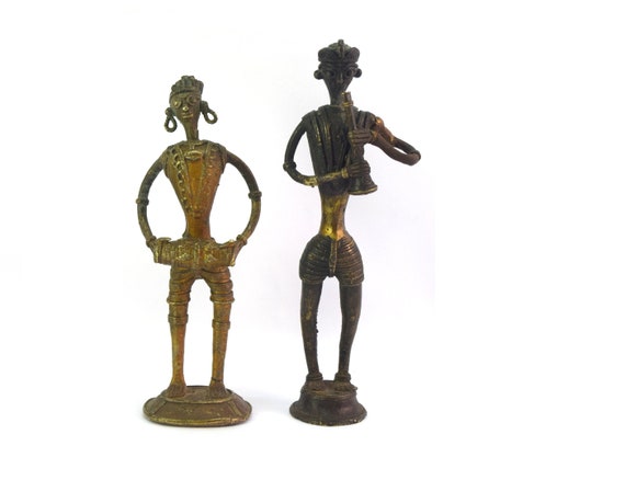 Dhokra Brass Pot From Orissa - Ca 1920's Dhokra Brass Pot From Orissa - Ca 1920's