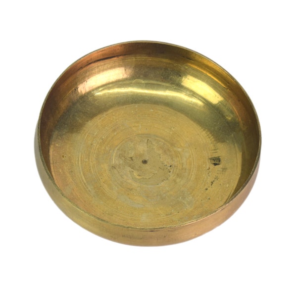 Bronze Kitchen Bowl - Solid Bronze Medicinal Bowl Old Vintage Indian Bowl - Old Times Baby Feeding Bowl - Foot Massage Use Bowl G27-98