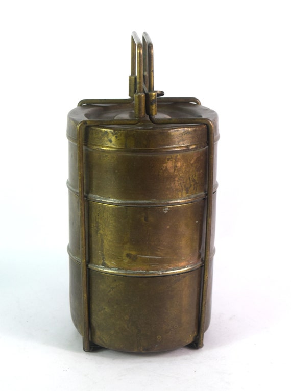 Traditional Look Handmade Brass Tiffin/Lunch Box … - image 3