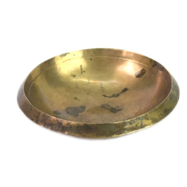 Old Indian Miniature Bronze Baby Feeding Small Bowl Rare Collectible – Handmade Bronze Multi Utility Bowl Nice Kitchen Decorative G27-80