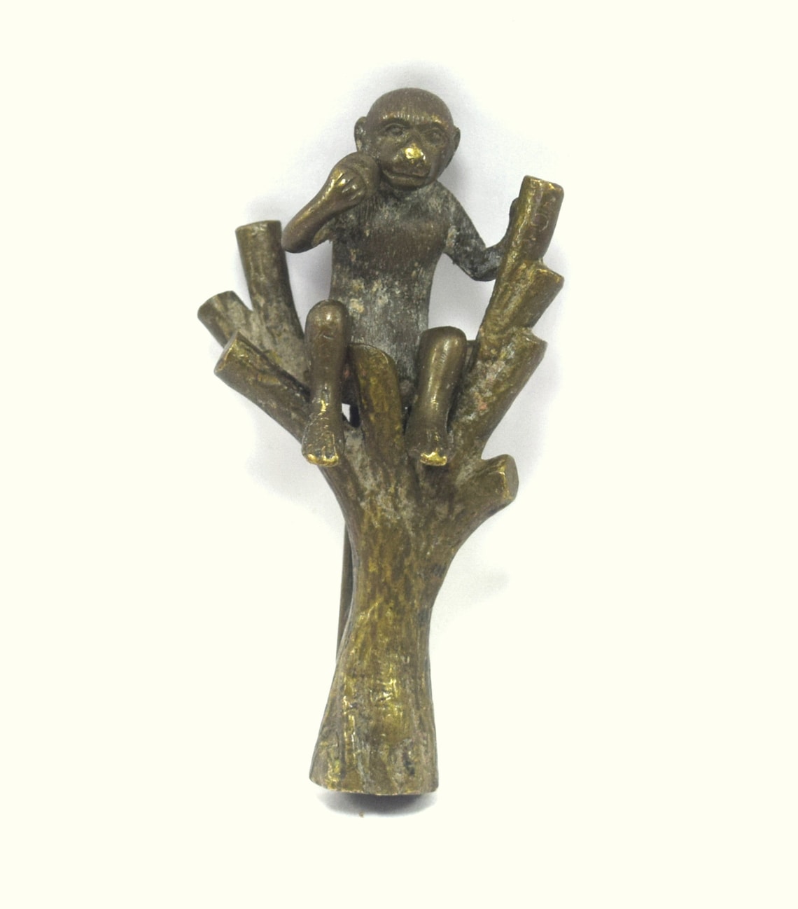 Vintage Brass Decorative Monkey Figure Small Nice Collectible Etsy