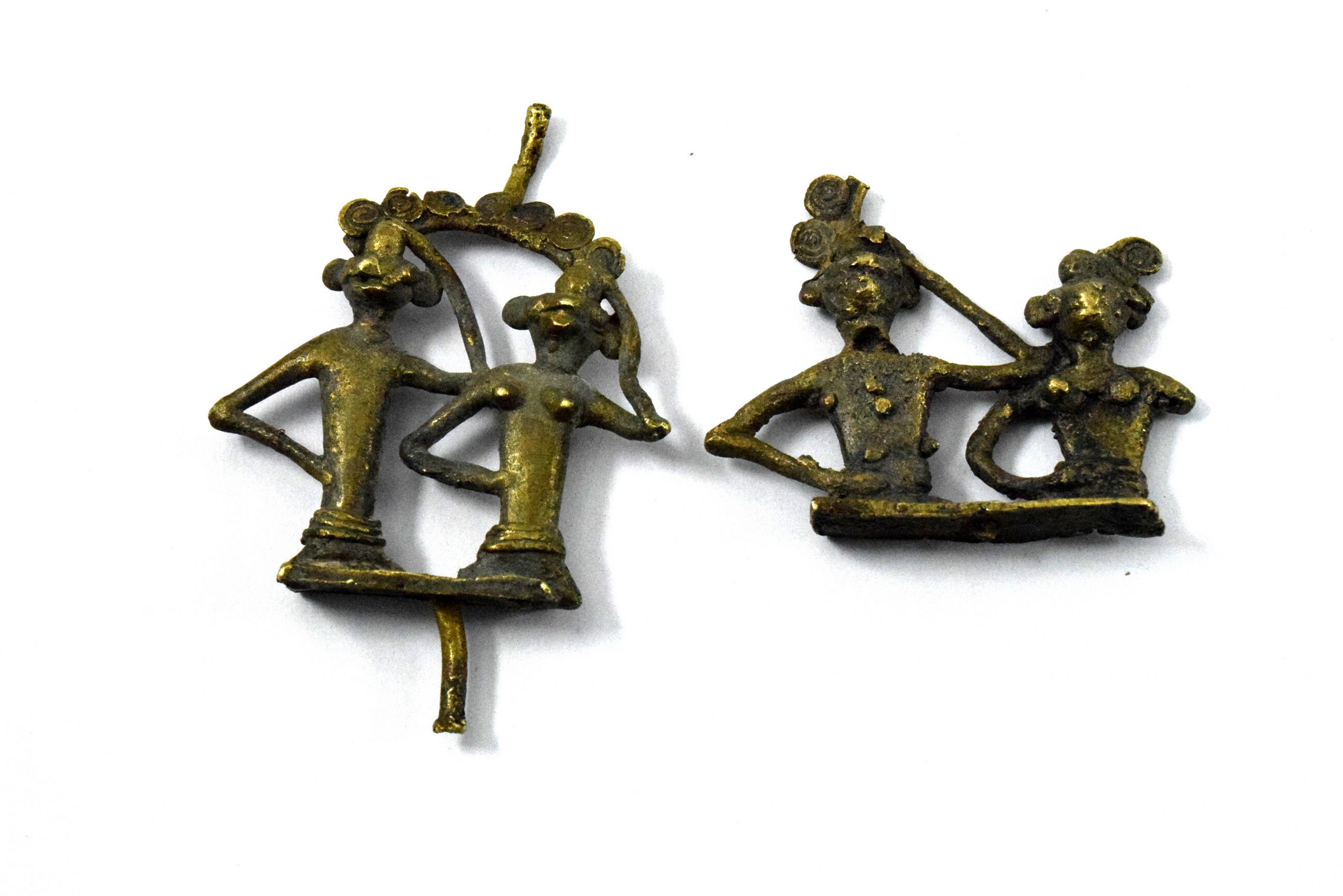 Brass Dhokra Work Tiger From Orissa - Ca 1920's Brass Dhokra Work Tiger From Orissa - Ca 1920's