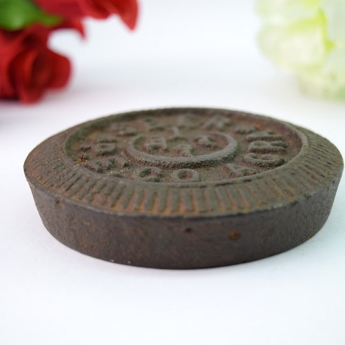 Weight Scale - Vintage Rare Iron 1 Seer shops Weight India Agra Measuring Scale - H-eavy Duty Iron mercantile Collectible Measurment Tool. G15-180