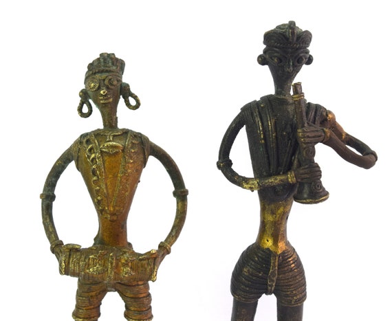 Dhokra Brass Pot From Orissa - Ca 1920's Dhokra Brass Pot From Orissa - Ca 1920's