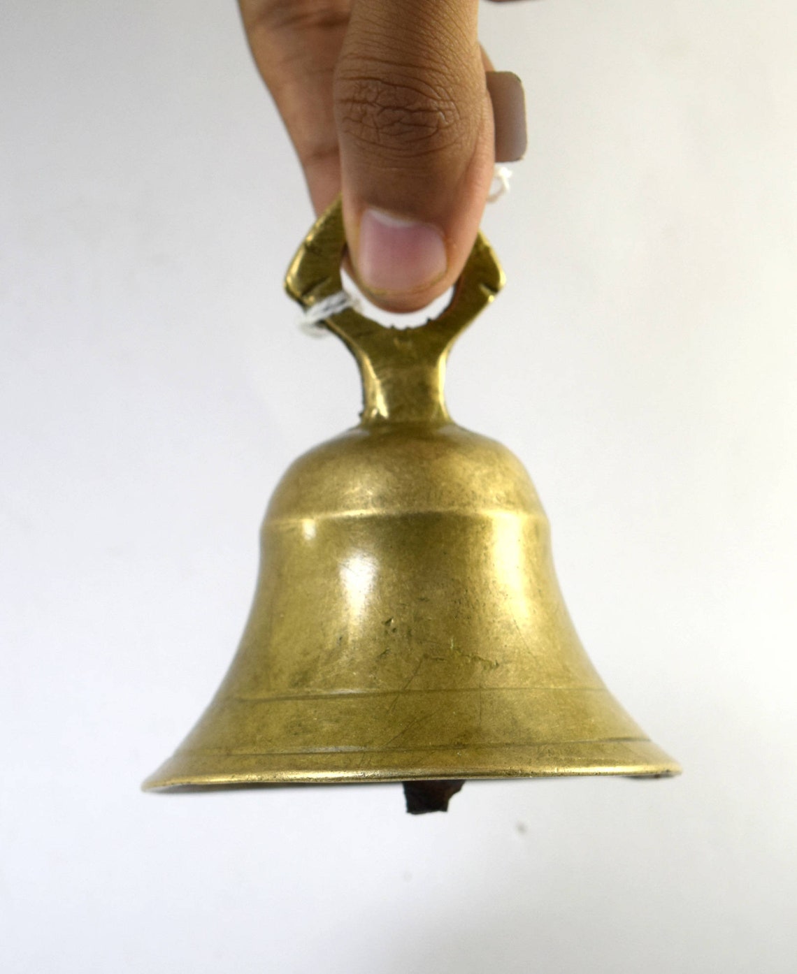Asian Vintage Hanging Bell Authentic Rich Patina Ethnic Home Etsy