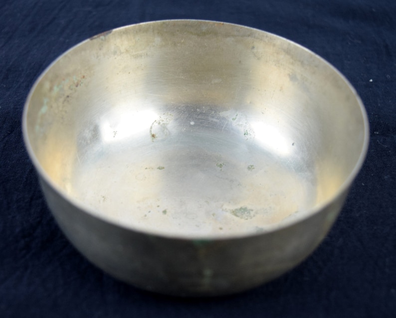 Pair of Old Vintage Collectible Shape Nickel Silver Bowls From Etsy