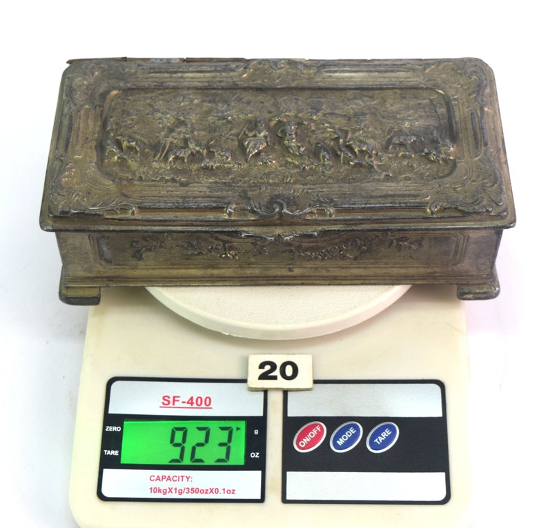 Antique Old Collectible Victorian Box Luxurious Unique Decorative Box Rare Royal Family Jewelry Box Table Decor Box Trinket Box G23-107