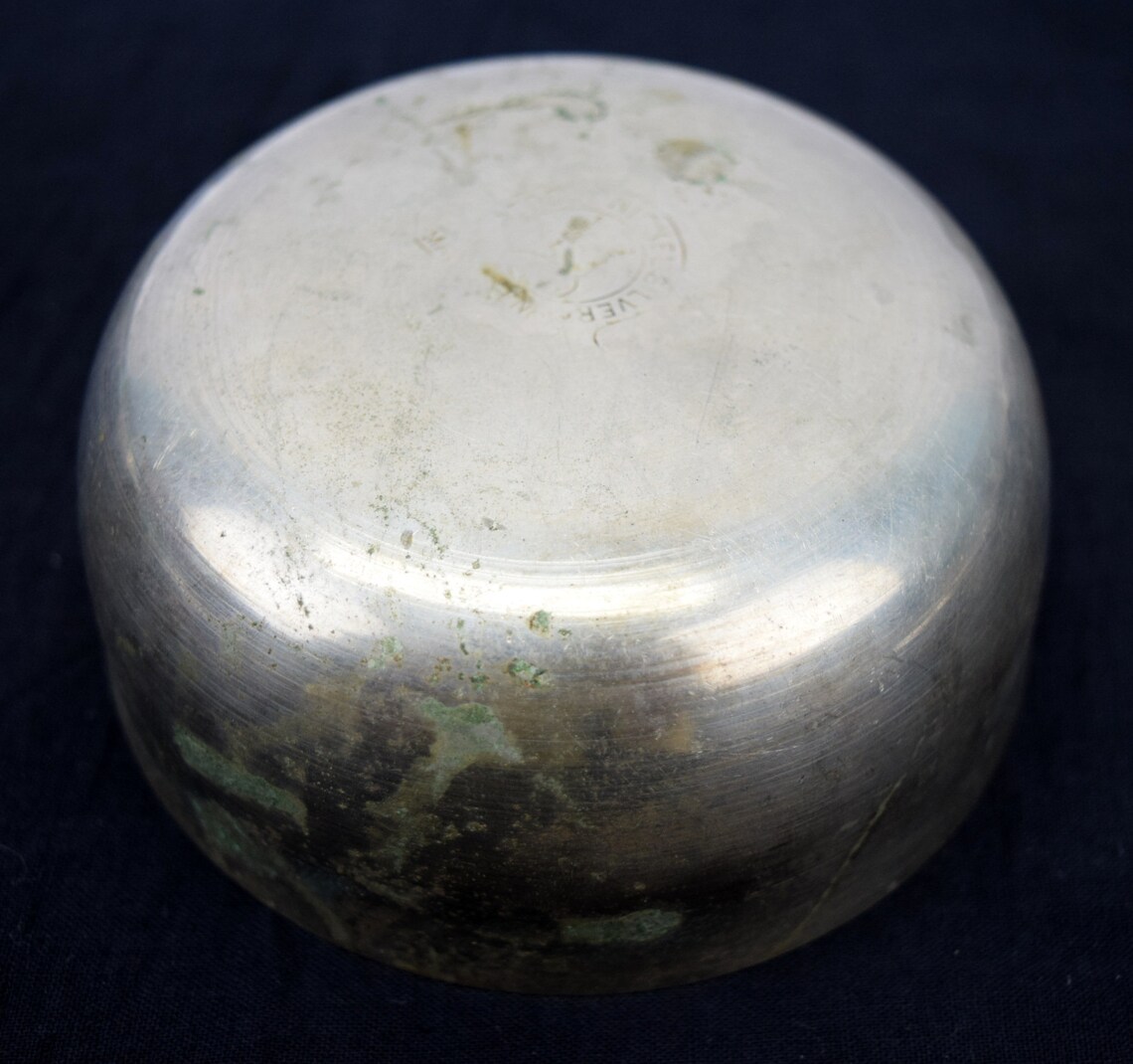 Pair Of Old Vintage Collectible Shape Nickel Silver Bowls From Etsy