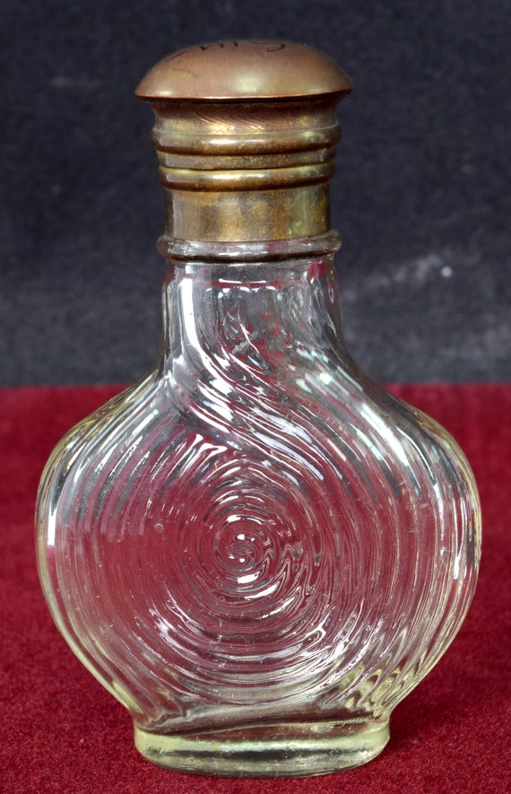 Antique Collectible White Unique Glass Perfume Bo… - image 2