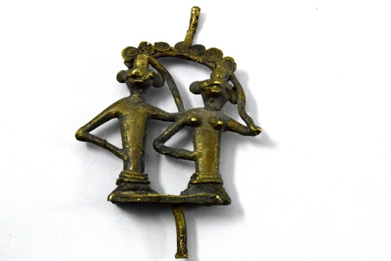 Brass Dhokra Work Tiger From Orissa - Ca 1920's Brass Dhokra Work Tiger From Orissa - Ca 1920's