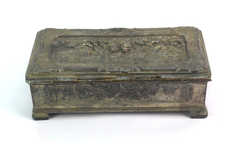 Antique Old Collectible Victorian Box Luxurious Unique Decorative Box Rare Royal Family Jewelry Box Table Decor Box Trinket Box G23-107