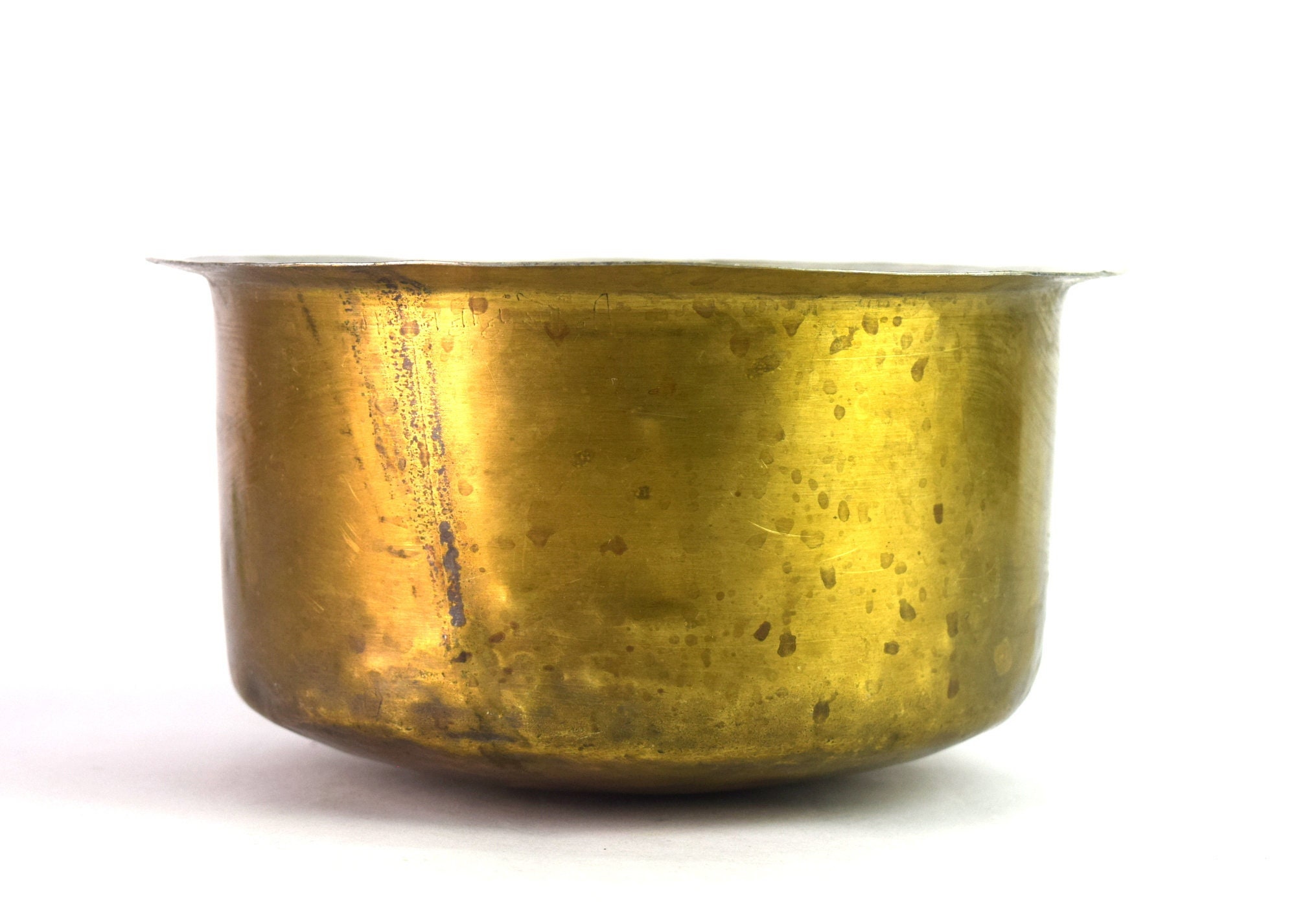 Set of 3 Brass Pots (Patila/ Topia) - 1L, 3L, 5L – ptalusa
