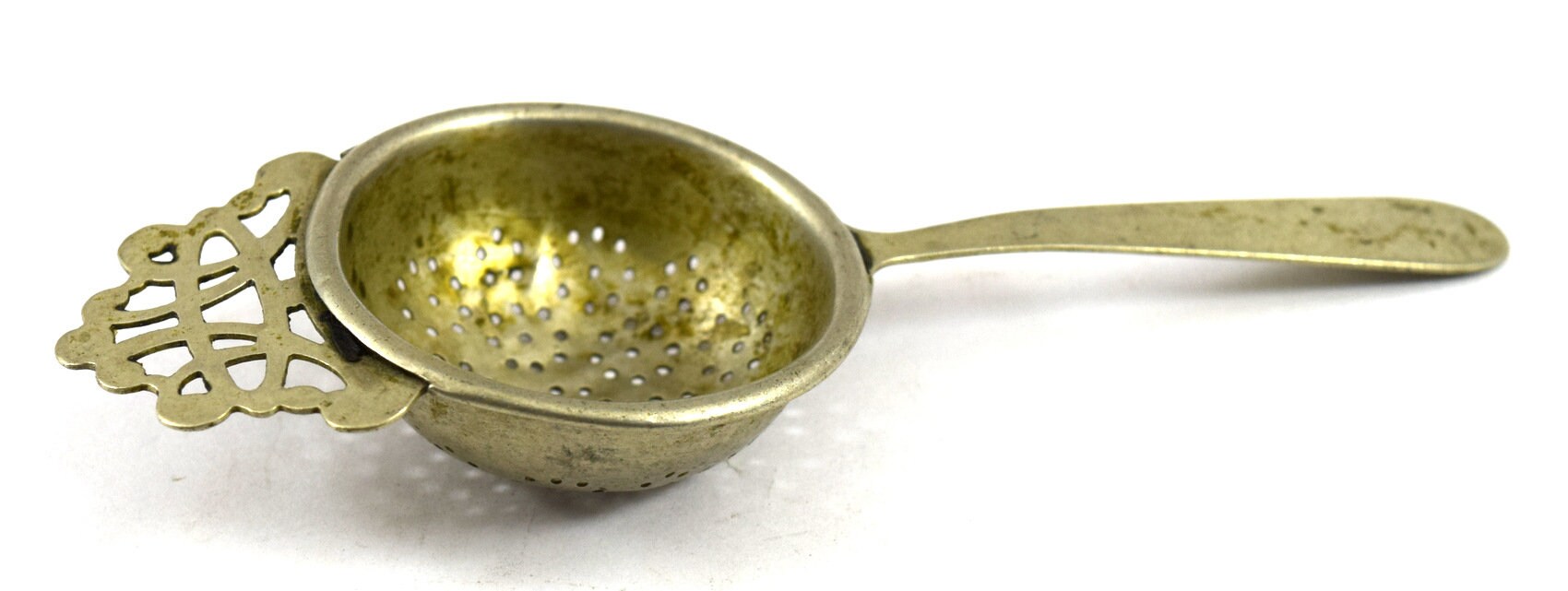 Vintage Brass Filter Spoon Strainer Indian Kitchenware Etsy