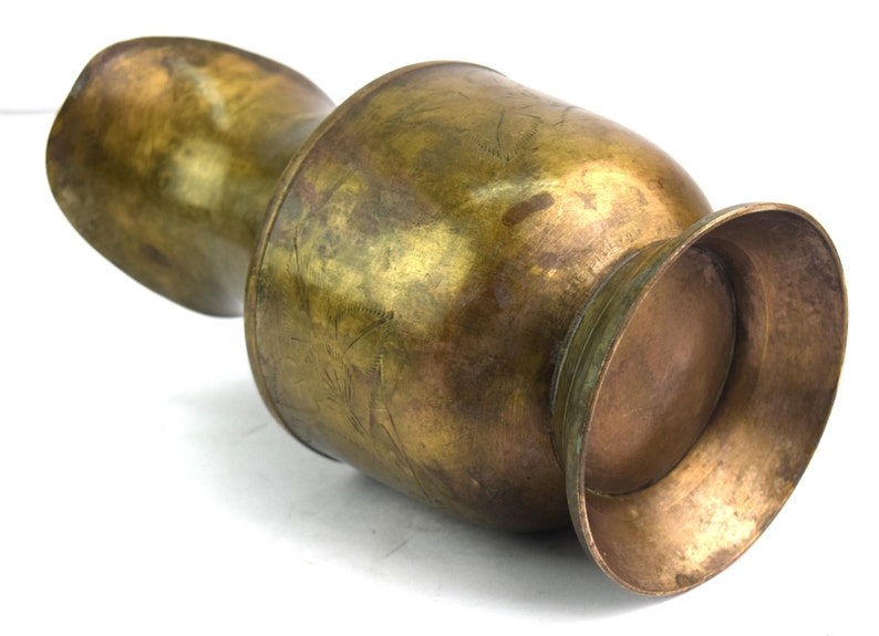 Vintage Indian Brass Decorative Water Jug Water Serve Etsy