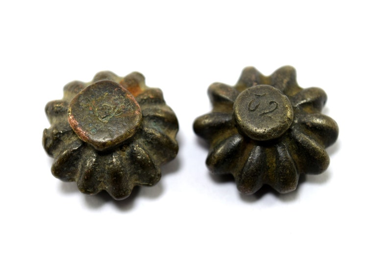 Bronze Miniature Weight Vintage Scale Weight Collectible Scale Weight Pair Of Antique Unique Shape Solid Bronze Weight Scales G15-135