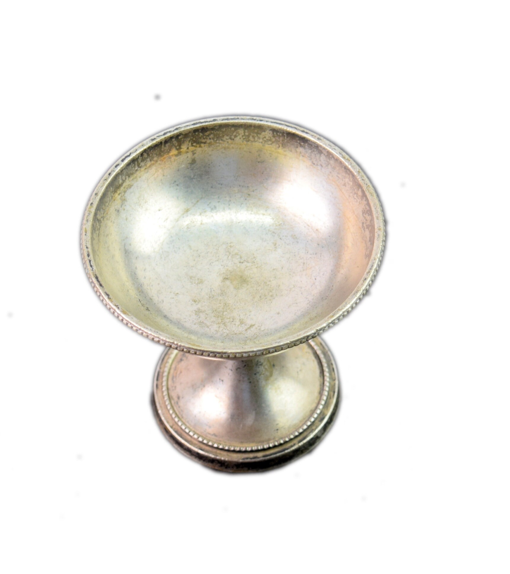 Vintage Metal Ice Cream Bowl Footed Bowl Dessert Serving Etsy