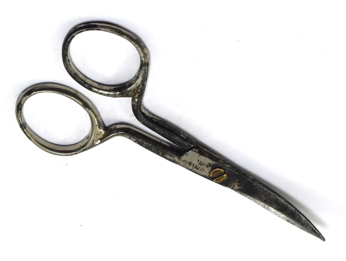 Old Antique Sheffield Steel Scissor Rare Collectible Shears Etsy