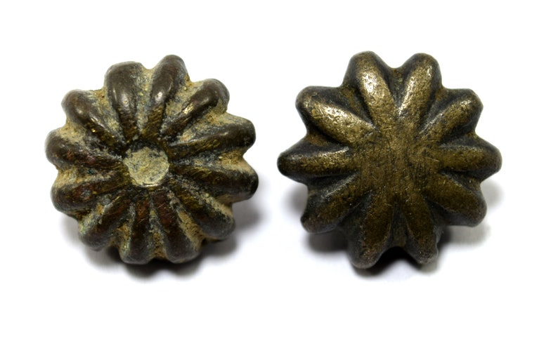 Bronze Miniature Weight Vintage Scale Weight Collectible Scale Weight Pair Of Antique Unique Shape Solid Bronze Weight Scales G15-135